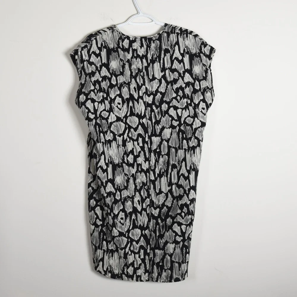 Derek Lam 10 Crosby Cascade Print  Silk Dress S - Picture 2 of 2